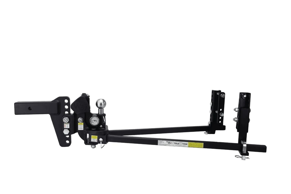 Weight Distribution Hitch with Anti-Sway, 4" Drop, 2" Shank, 12,500-lb Towing Capacity D225