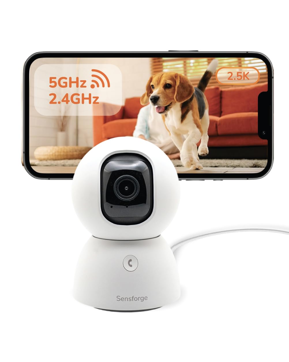 2.5K Indoor Pan-Tilt Security Camera C60051