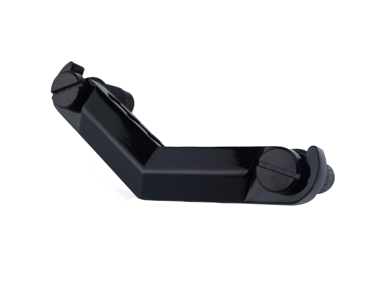 Black Guitar Stop Bar Tailpiece with Anchors and Studs X5947