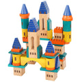 69 Pcs Wooden Building Blocks Set O162519