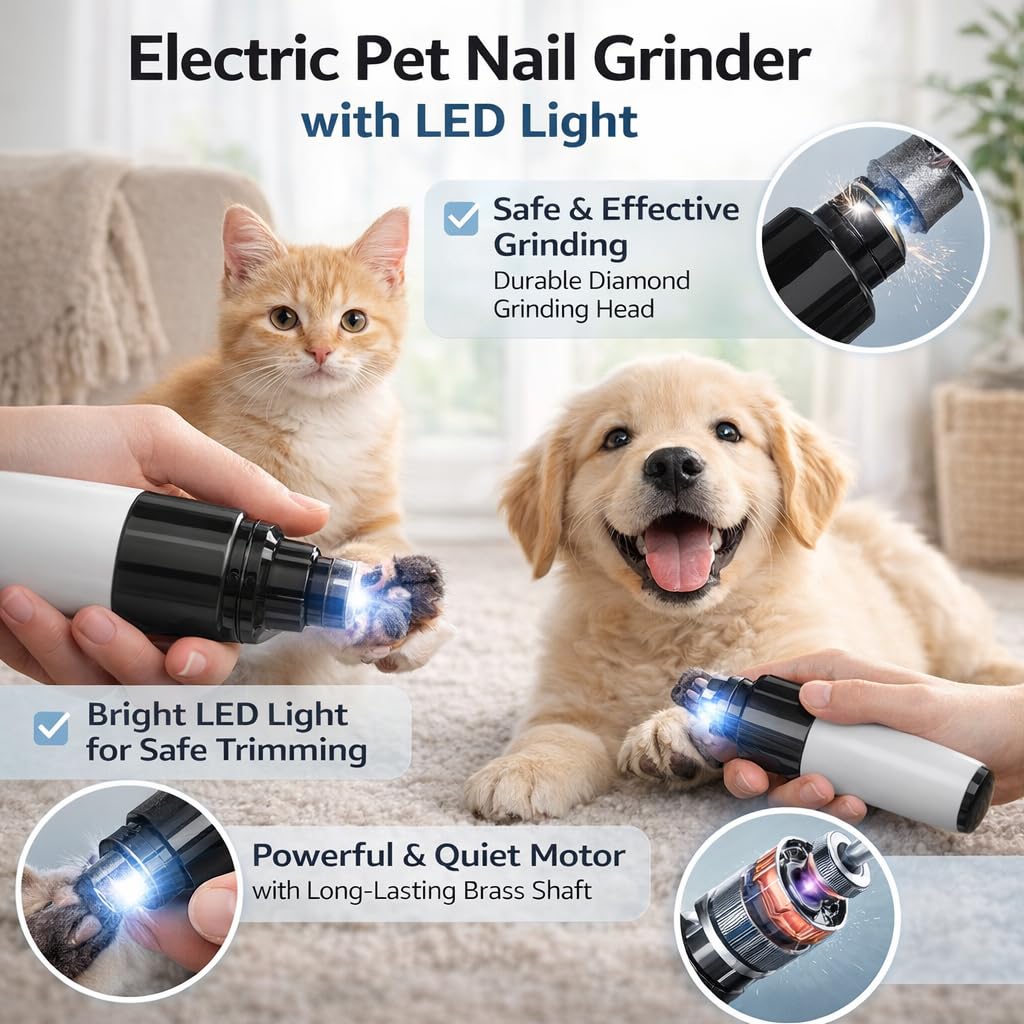 Rechargeable Electric Dog Nail Grinder V72012