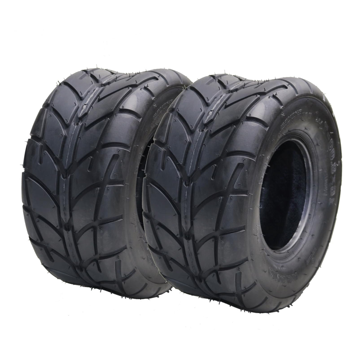 2 Pack 19X7-8 Tubeless All Terrain ATV Tires P636