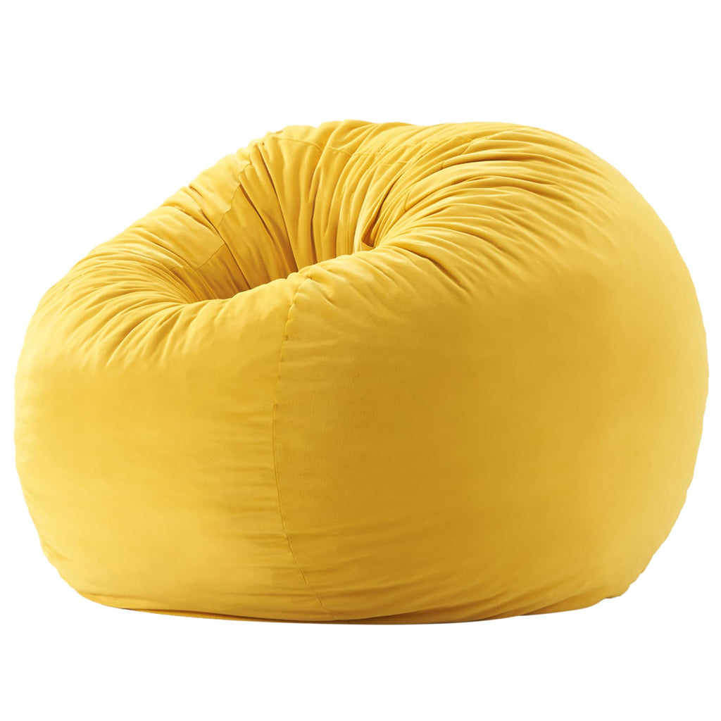 Yellow Memory Foam Bean Bag Chairs W25200
