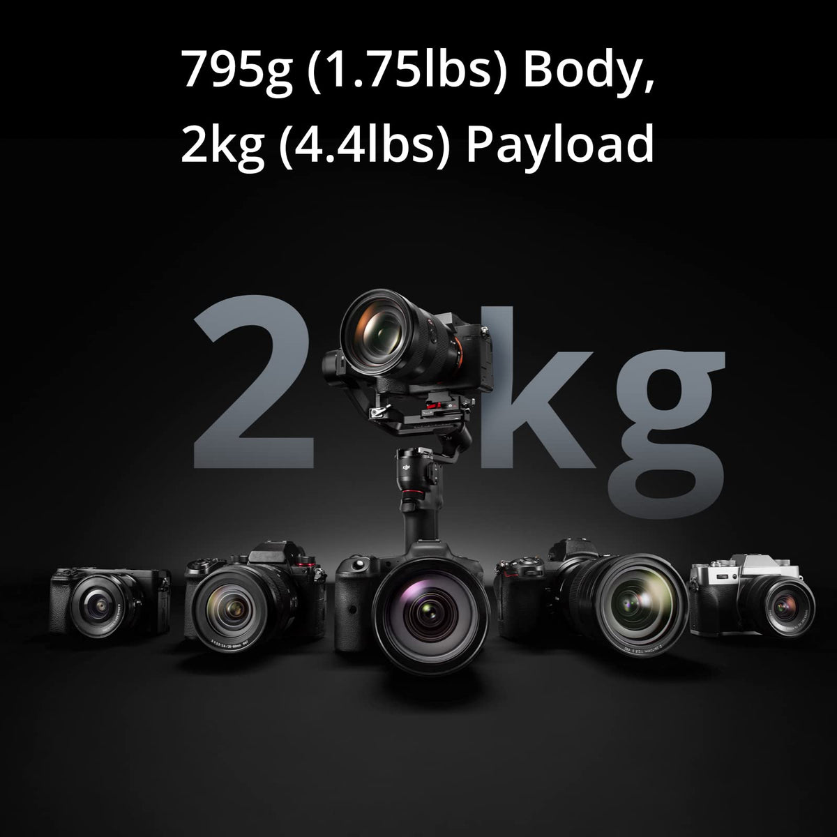 3-Axis Mirrorless Gimbal Stabilizer U130