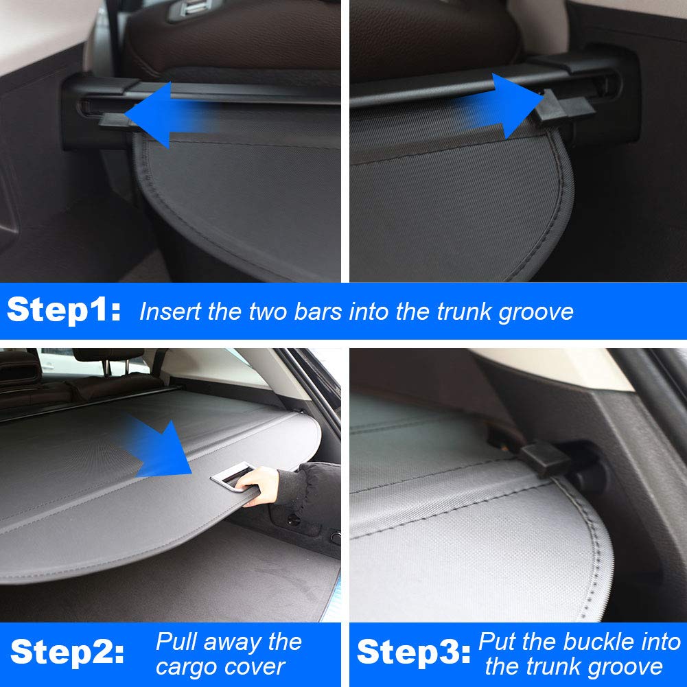 Cargo Cover for Nissan X-Trail Rogue 2014-2020 Rear Trunk Shade Q657172