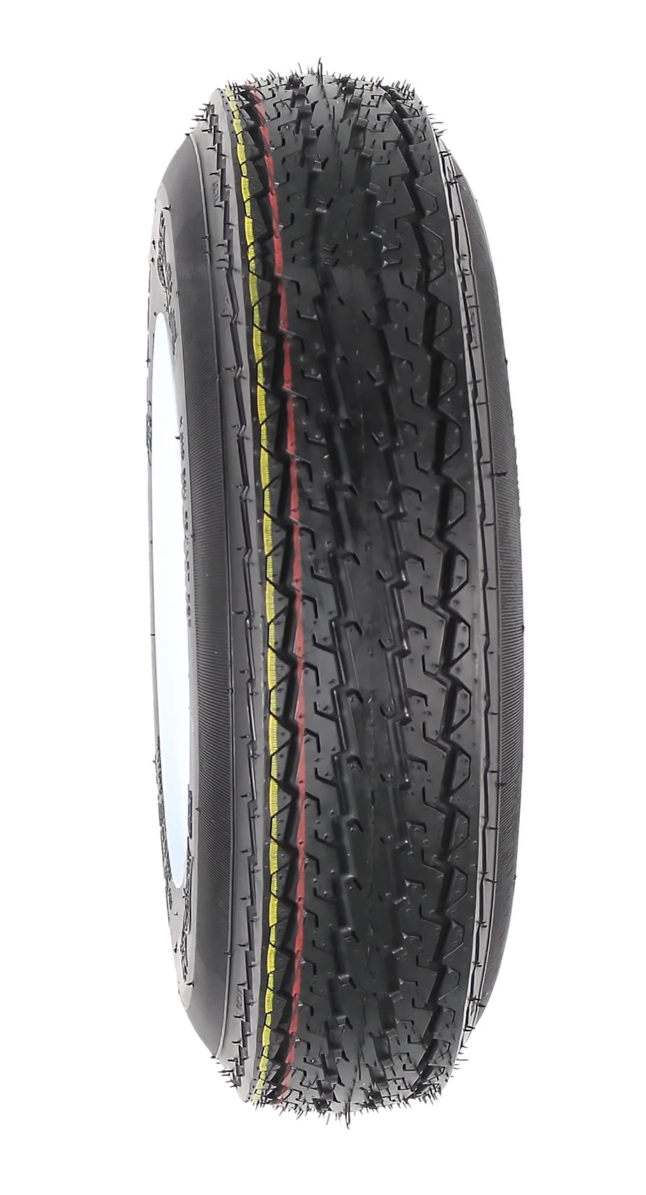 2-Pack Trailer Tire Rim Assembly 4.80-8 4 Lug White V82141