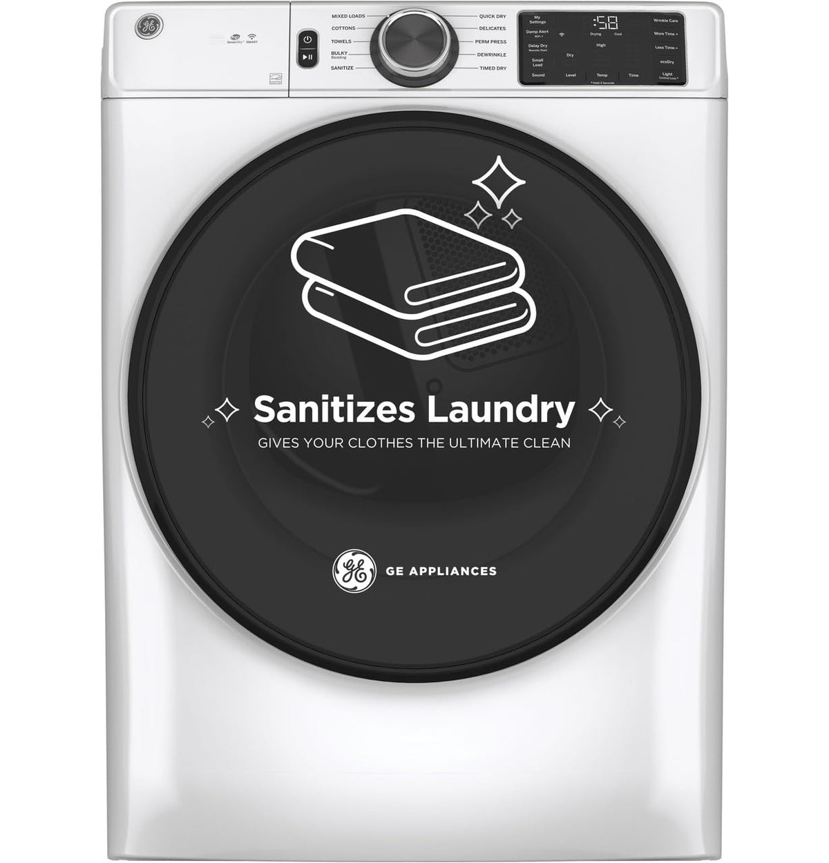 28" Front Load Electric Dryer with 7.8 cu. ft. Capacity White K185768