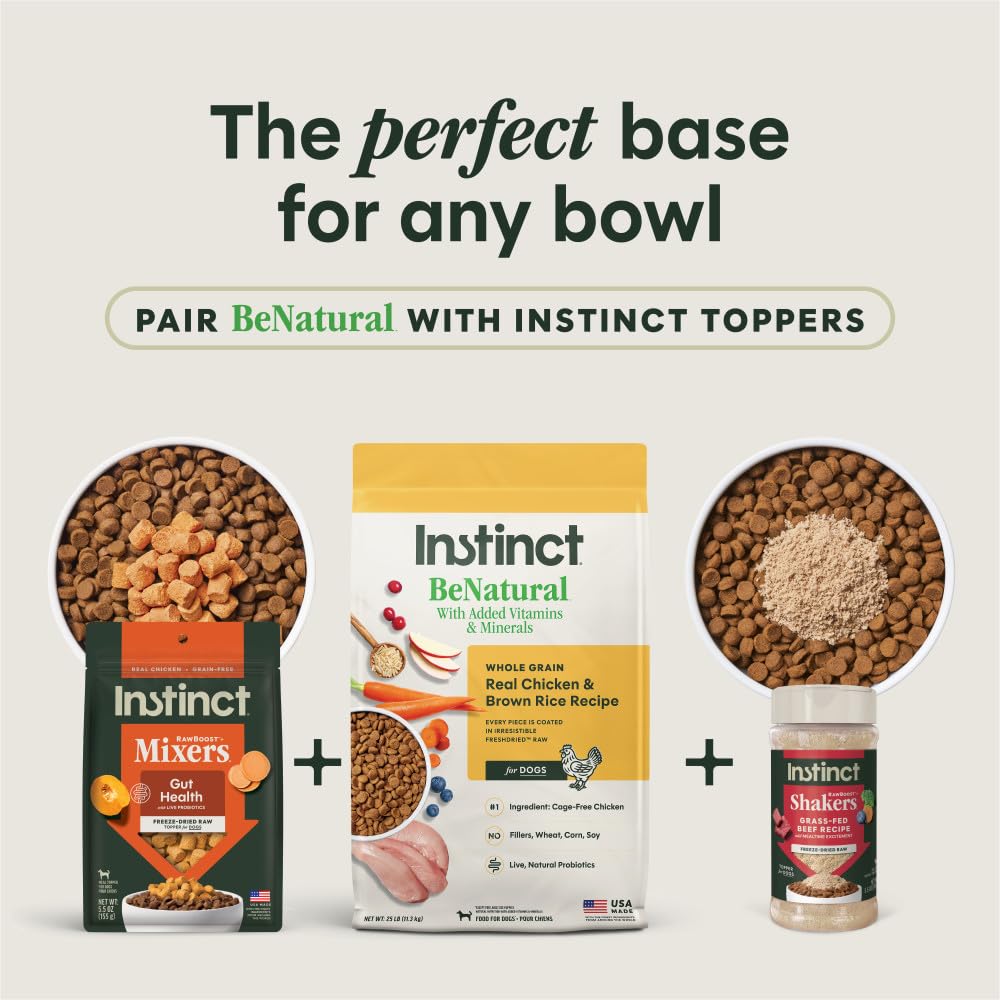 Whole Grain Chicken & Brown Rice Dry Dog Food 25 lb Q861