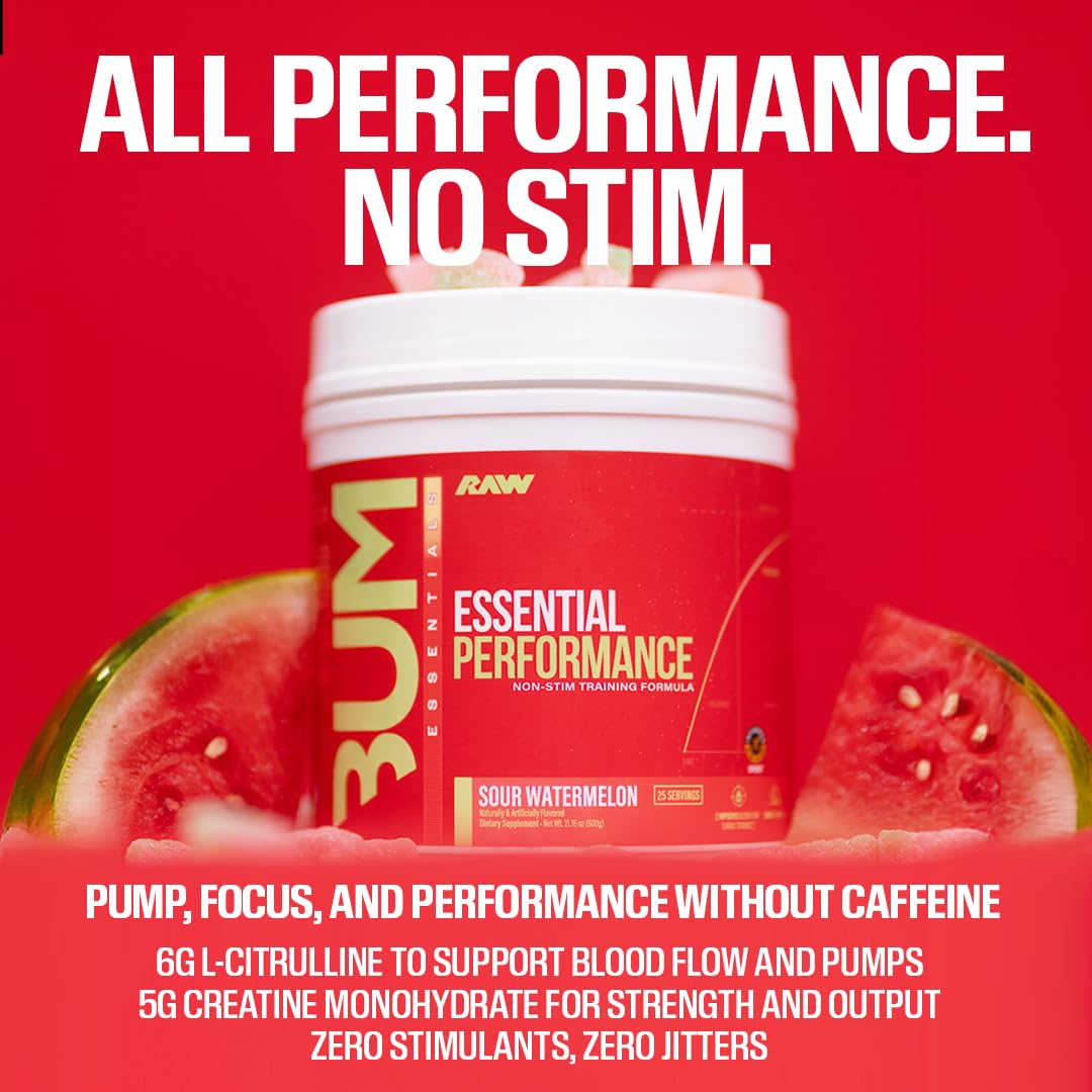 Non-Stim Pre-Workout Powder Strawberry Kiwi Y9185
