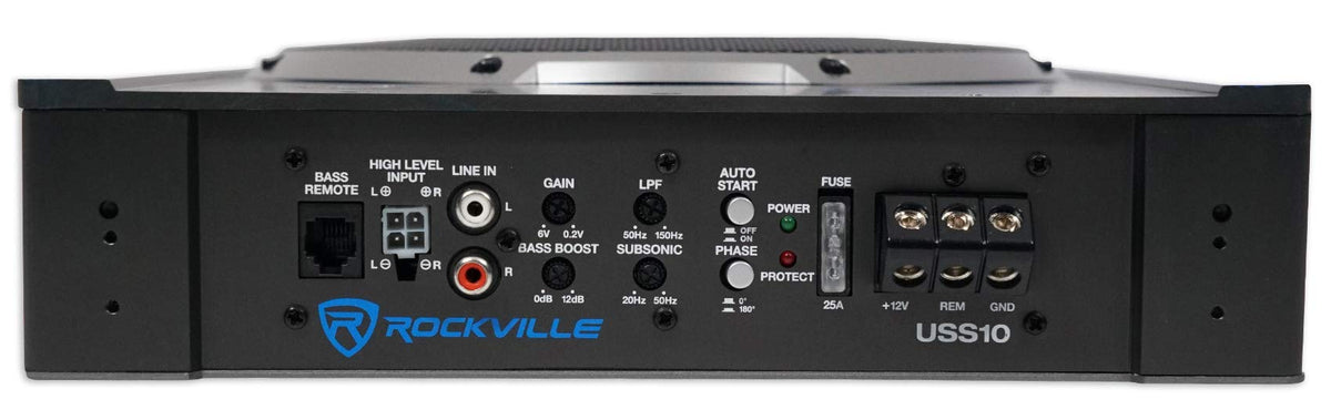 10" Slim Under-Seat Powered Car Subwoofer I254566