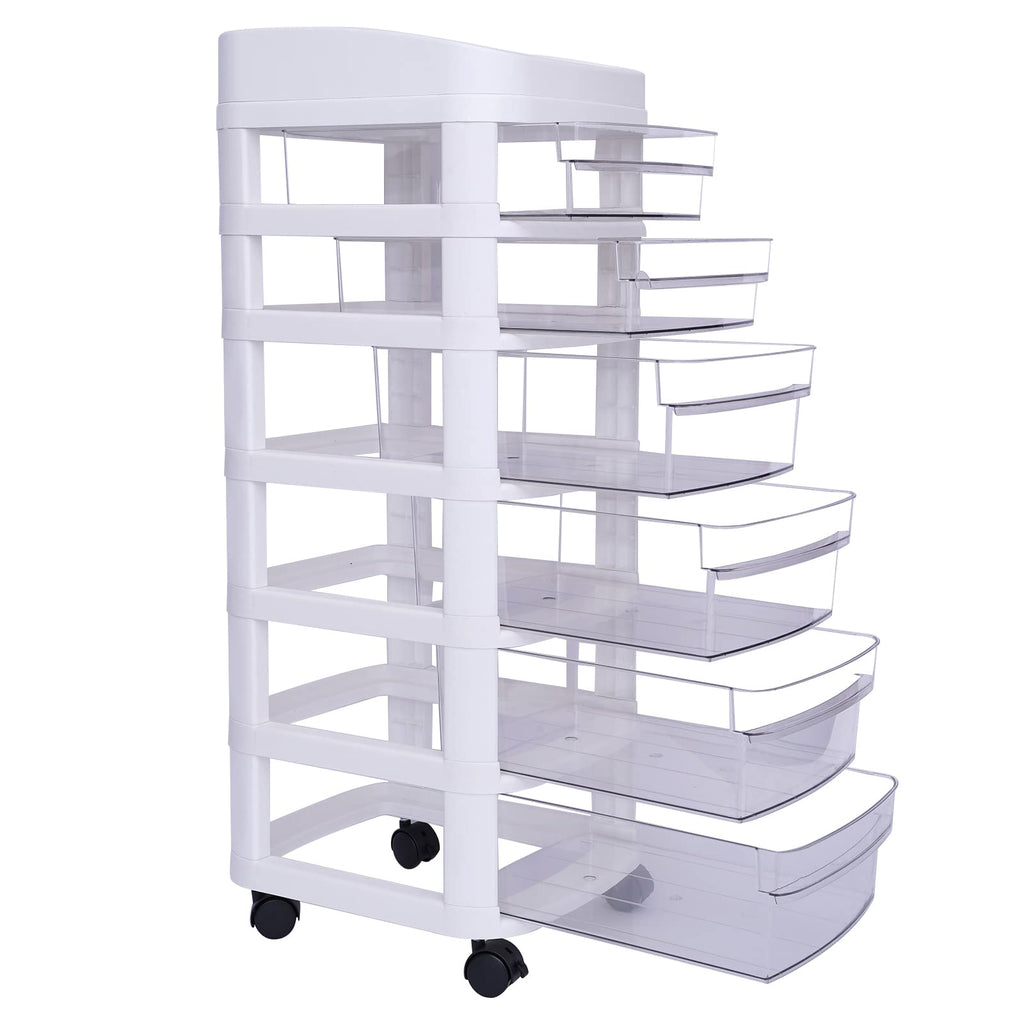 6 Drawer Rolling Storage Cart with Wheels B319