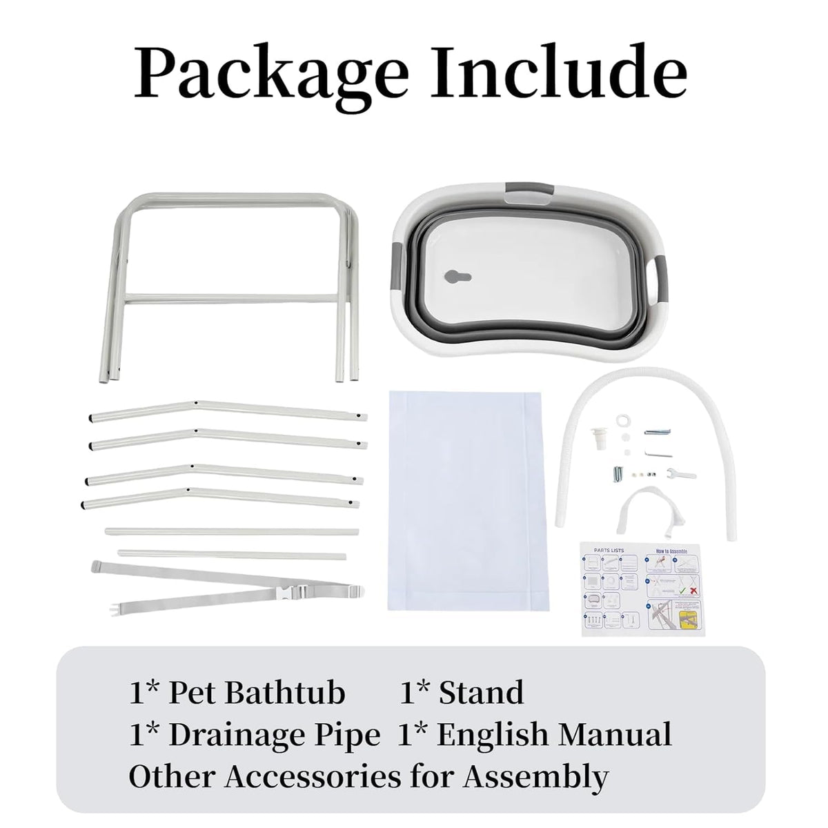 Small Dog Washing Station with Stand A736704