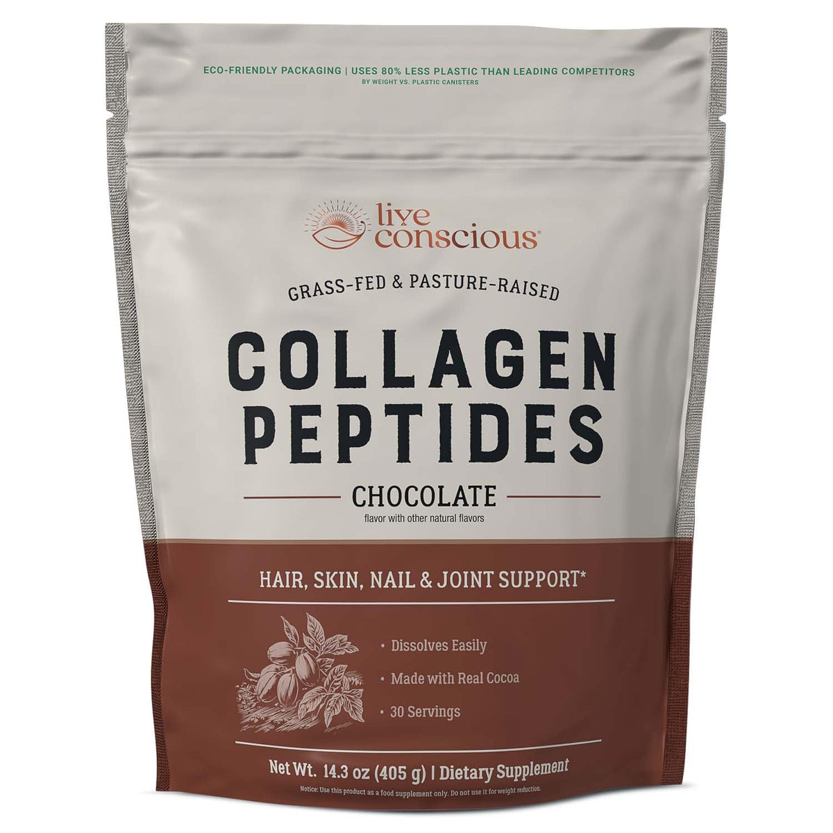 Chocolate Collagen Peptides Powder 15oz S429760
