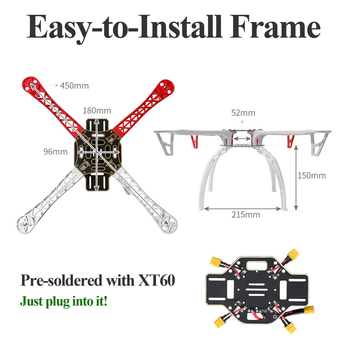 DIY 450mm Quadcopter Set M942