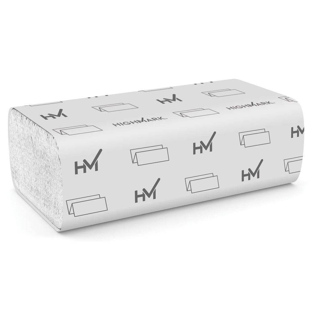 1-Ply White Recycled Paper Towels, 250 Sheets, 16 Packs D2666