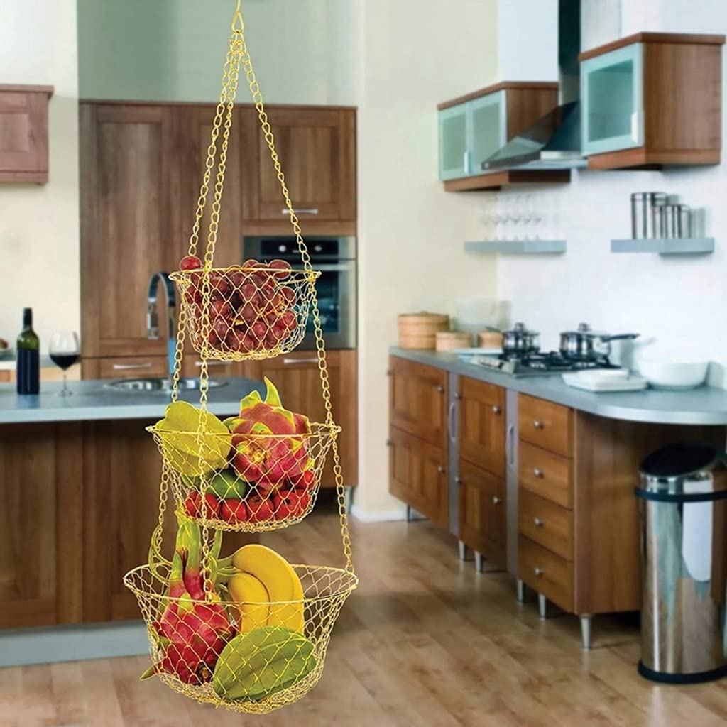 3 Tier Hanging Fruit Basket V466