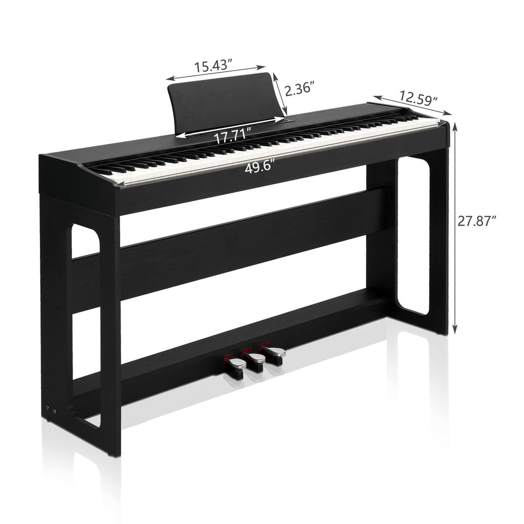 88 Key Fully Weighted Action Upright Piano G88088
