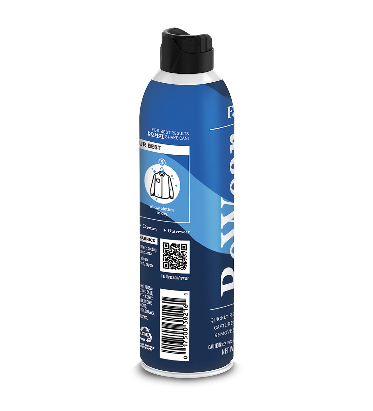 Dry Wash Spray for Clothing 20oz W37474