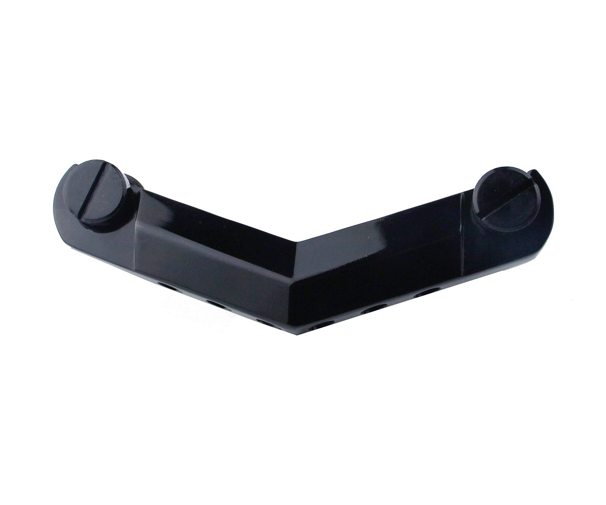 Black Guitar Stop Bar Tailpiece with Anchors and Studs X5947