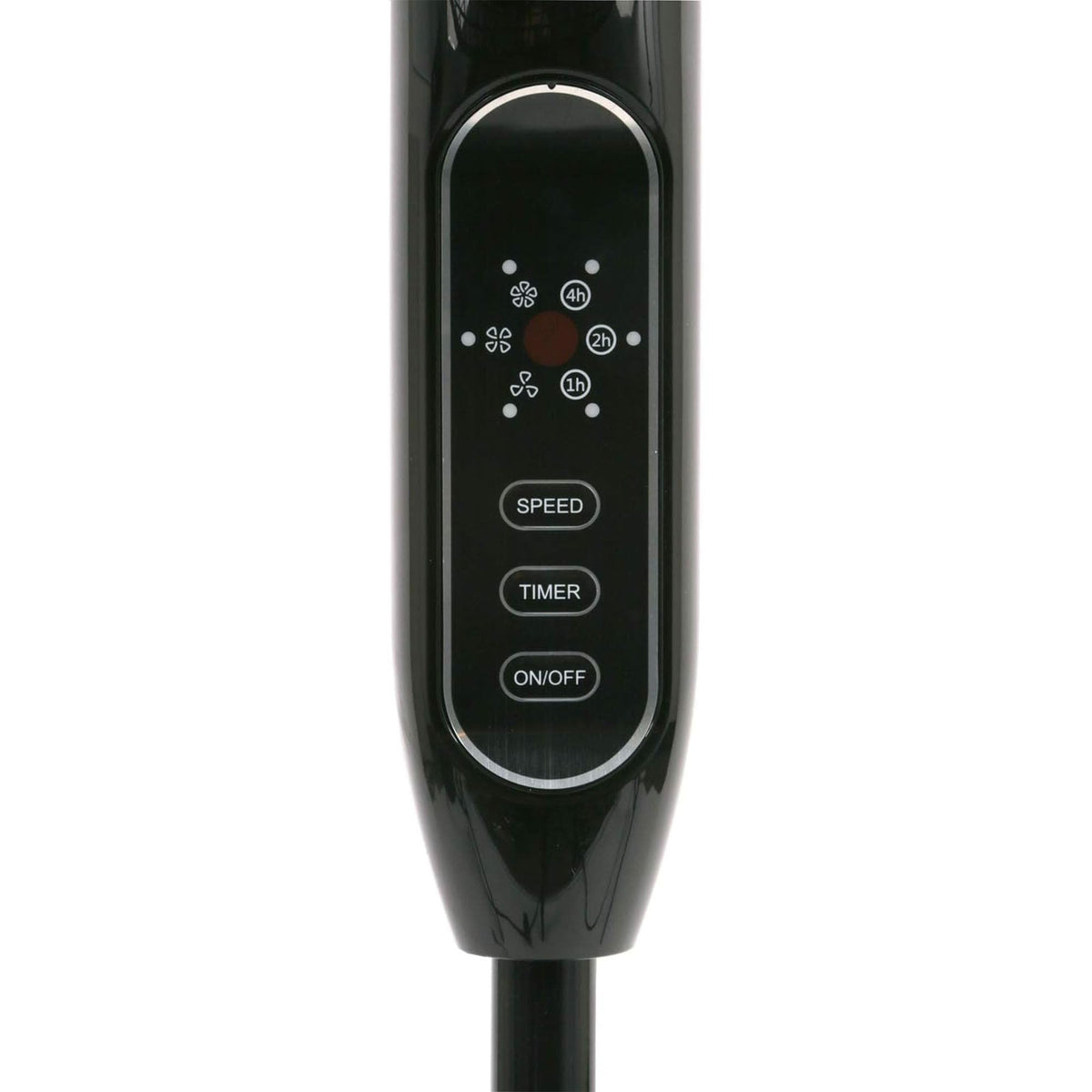 Black 16" Oscillating Pedestal Stand Fan with Remote Control L1875