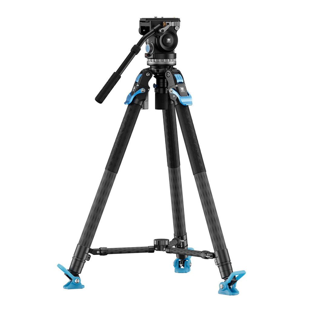 Carbon Fiber Video Tripod with Fluid Head O464