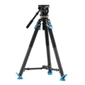 Carbon Fiber Video Tripod with Fluid Head O464