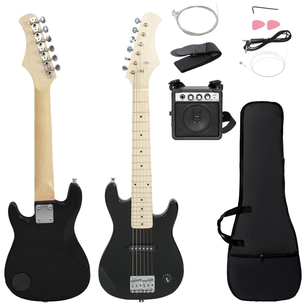 30" Beginner Electric Guitar with 5W Amp and Bag (Black) W491305