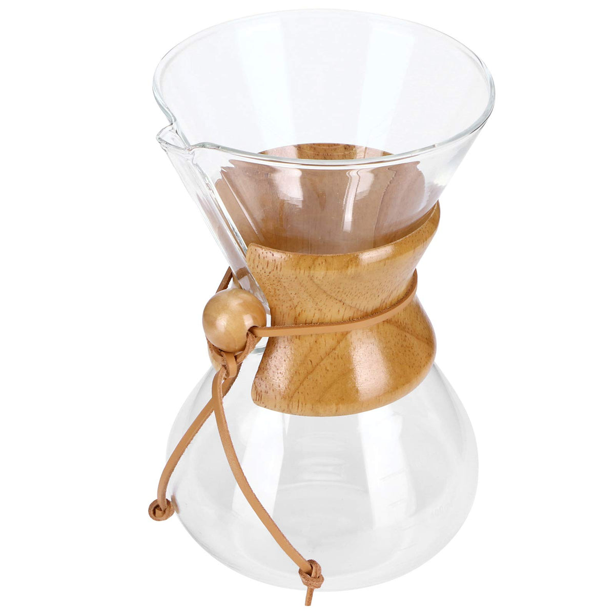 Glass Coffee Maker with Stainless Steel Filter 600ml H718