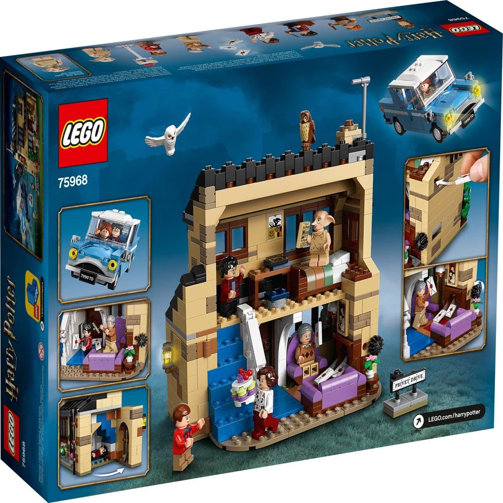 House and Flying Car Toy with Minifigures F35049