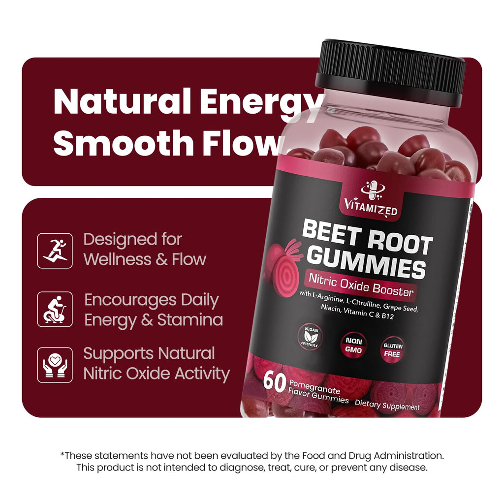 Beet Root Gummies with Grape Seed X126