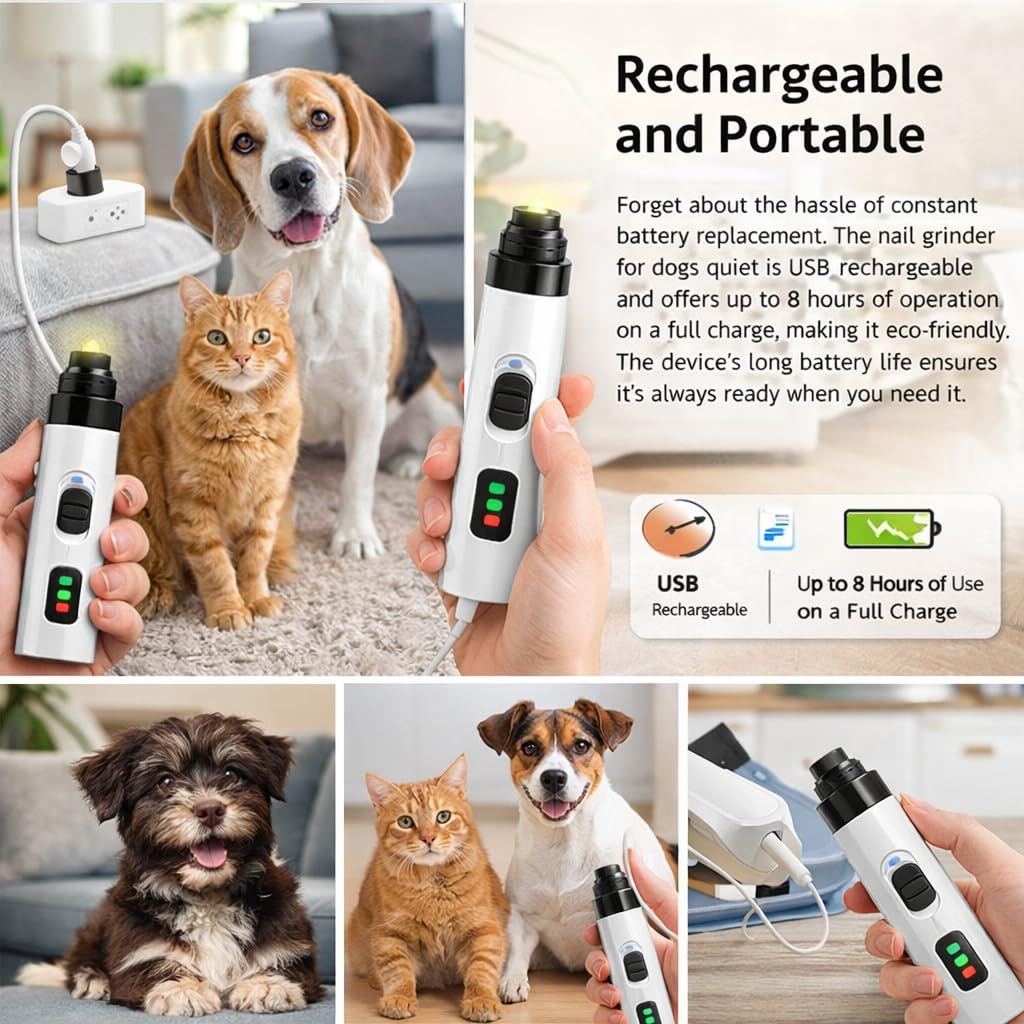 Rechargeable Electric Dog Nail Grinder V72012