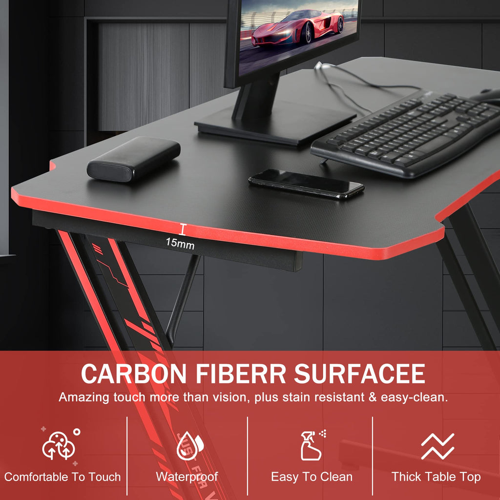 47 inch Carbon Fiber Gaming Desk X831732