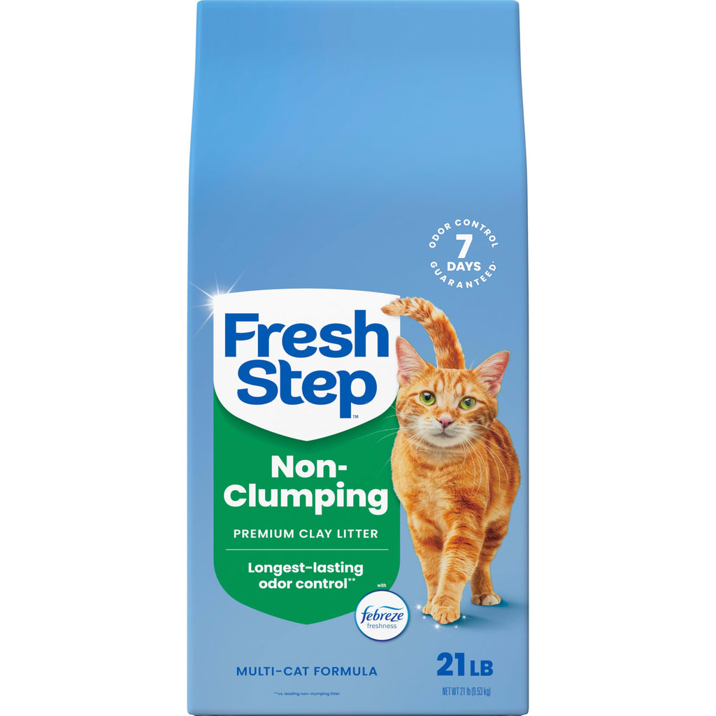 Non Clumping Cat Litter with Odor Control, 21 lb. Bag J848653