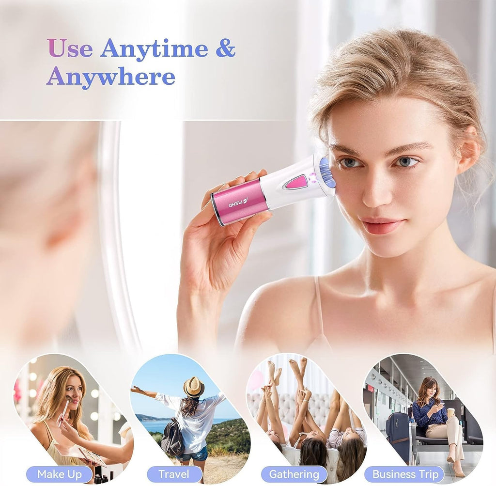Portable Electric Lady Shaver with 9-Tweezers A87484