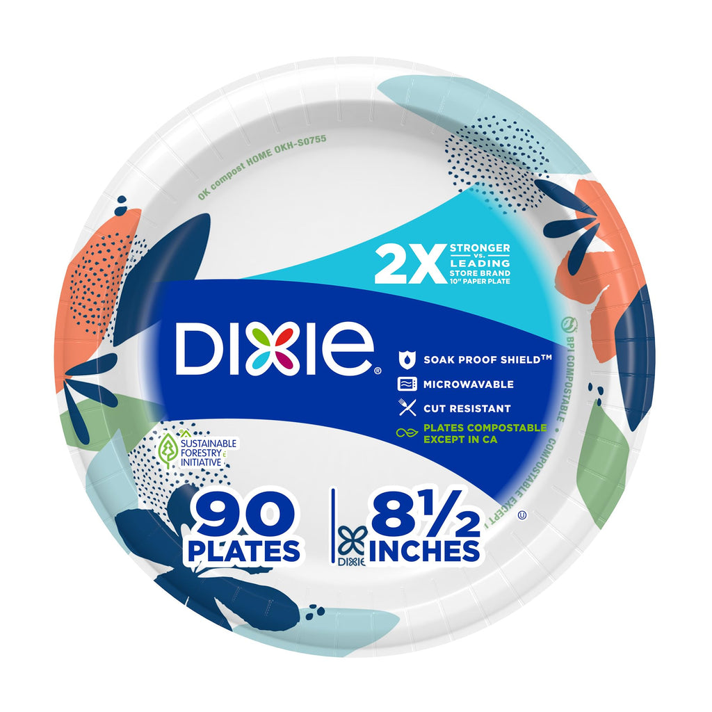 8.5 Inch 90 Count Disposable Paper Plates C95768