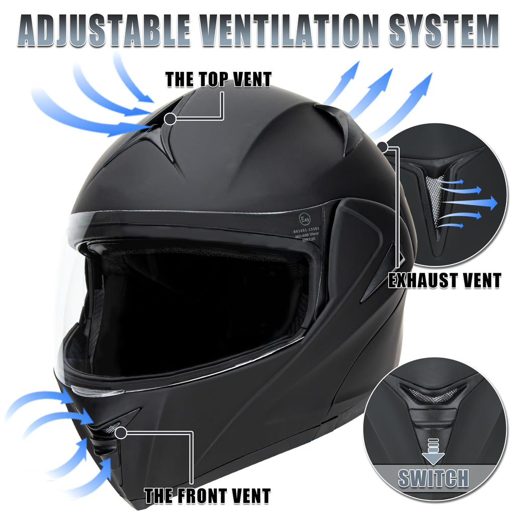 Small DOT Approved Flip Up Full Helmet P872
