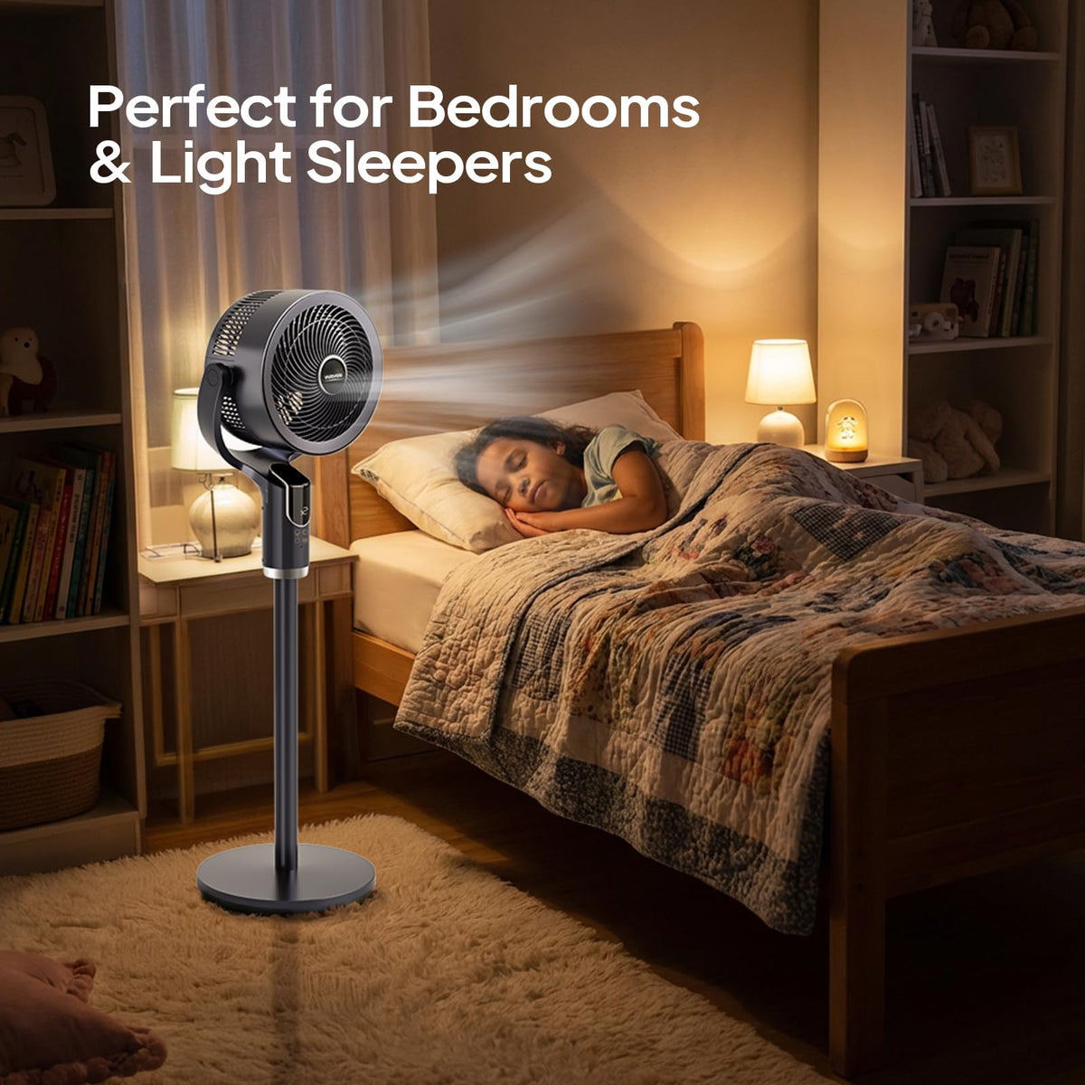 3-in-1 Pedestal Tabletop Fan with Remote Grey 2-Pack Z69754