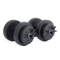 40 LBS Adjustable Vinyl Dumbbell Set T29023