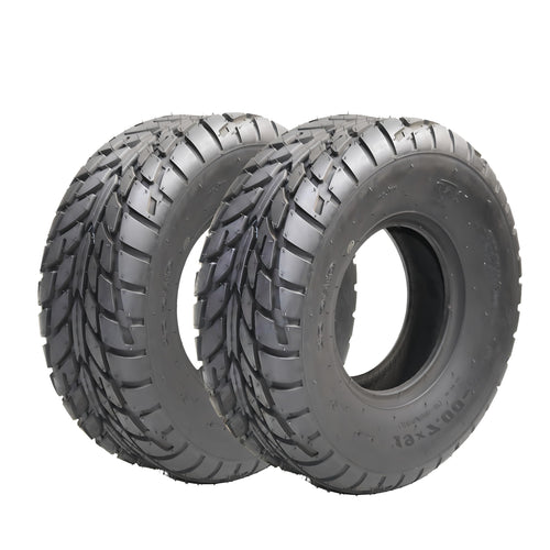 2 Pack 19X7-8 Tubeless All Terrain ATV Tires P636