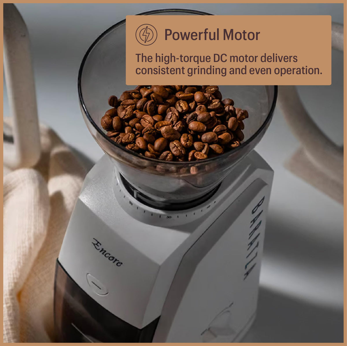 White Coffee Grinder P8033