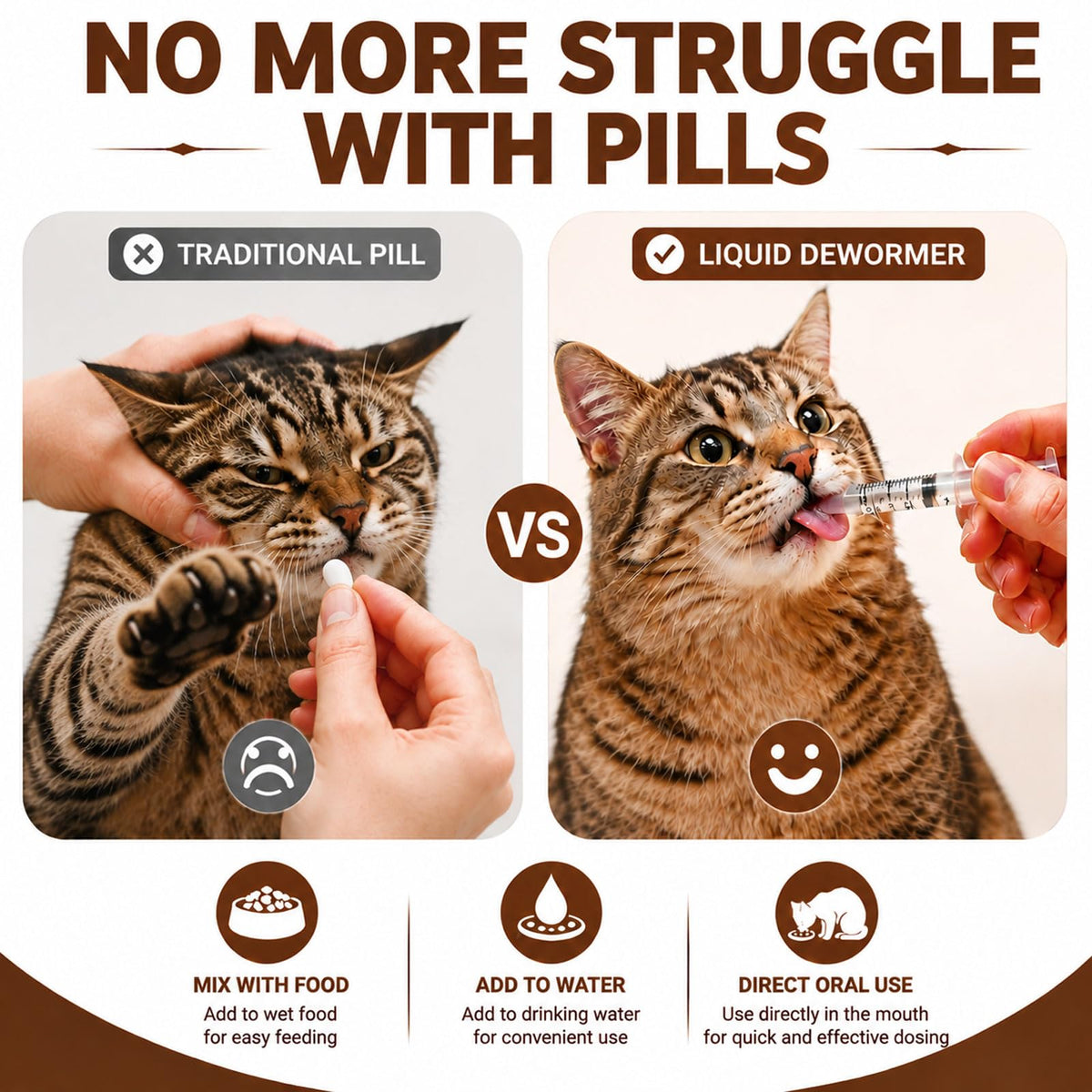 Cat Dewormer Liquid Broad Spectrum Treatment 120ml C487080