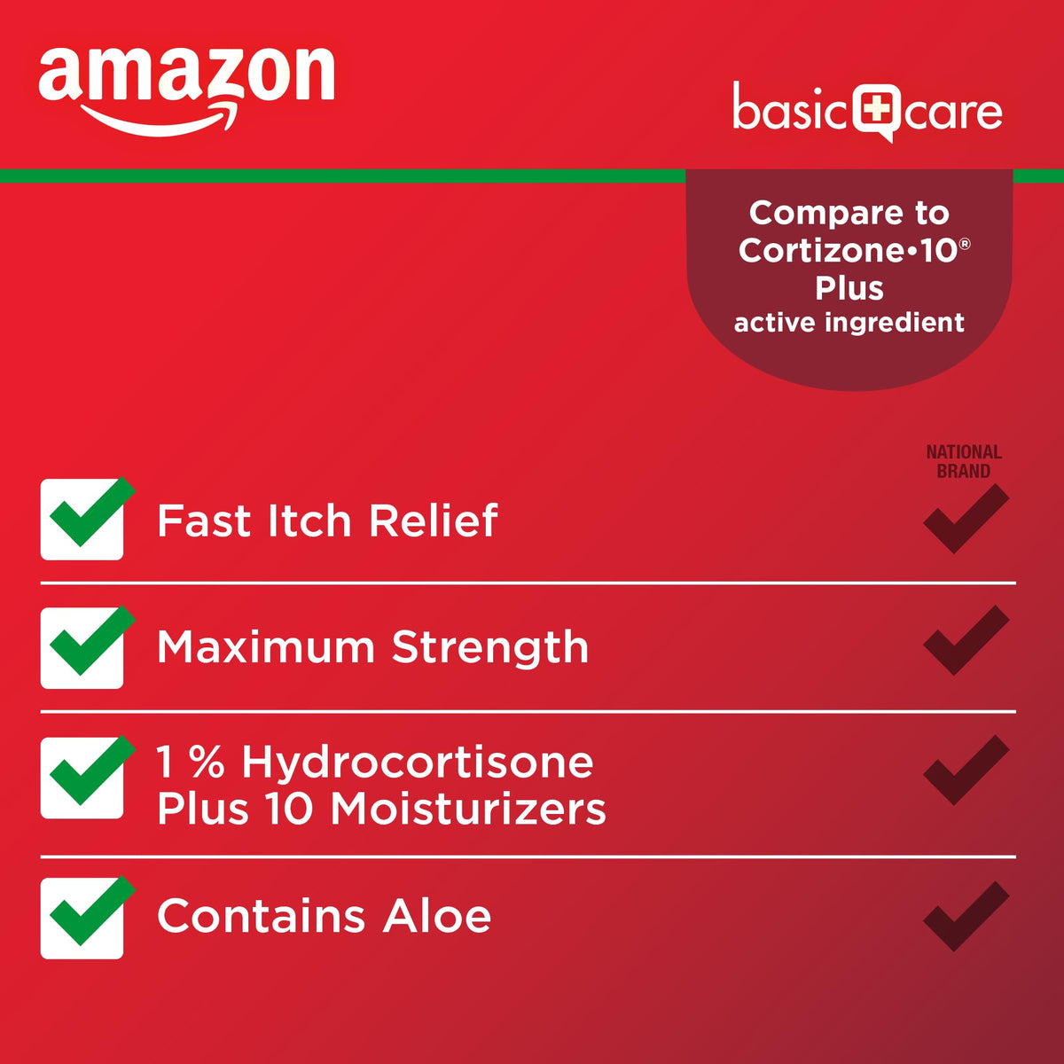 Hydrocortisone 1% Anti-Itch Cream 2 Ounce U237837