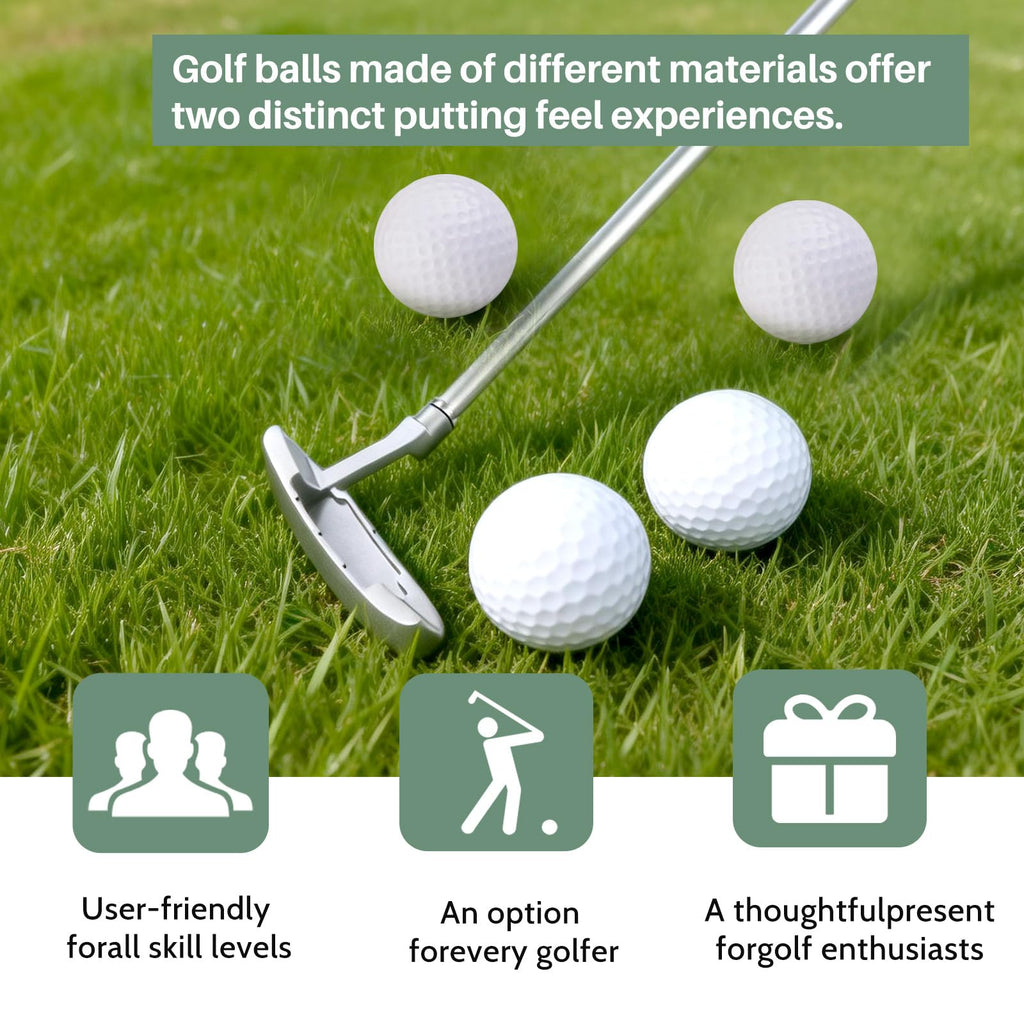 Two-Way Golf Putter with 2 Golf Balls E377026