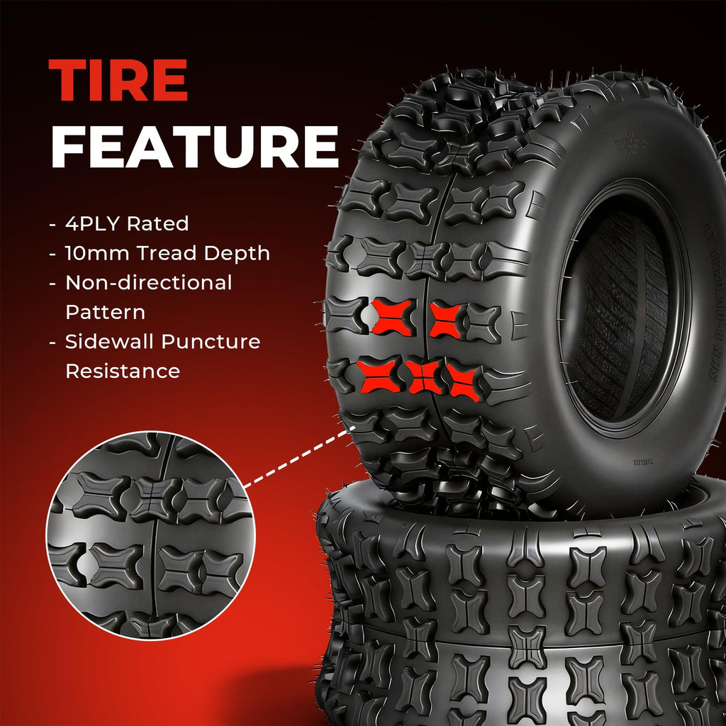 Set of 4 All Terrain ATV/UTV Tires E70654