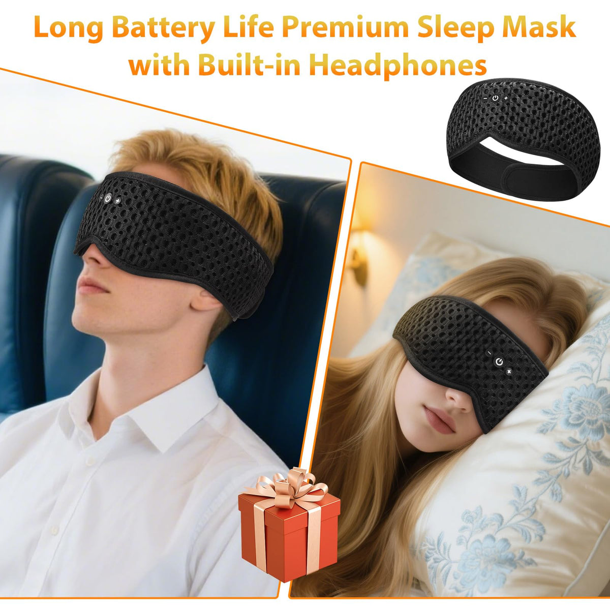 Sleep Mask with Bluetooth Headphones Q155055