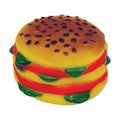 Vinyl Hamburger Dog Toy with Squeaker D245