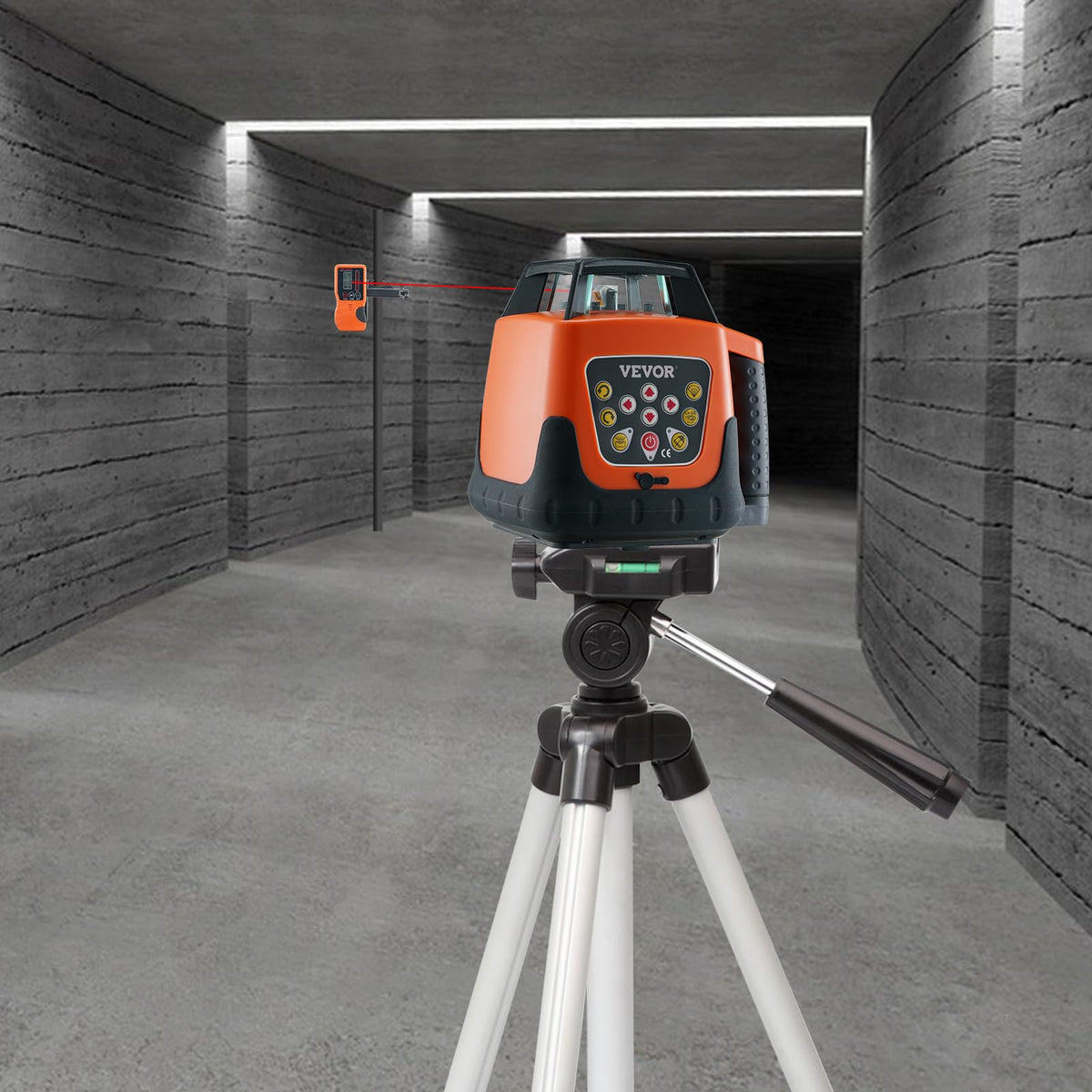 Rotary Laser Level 360 Degree Self-Leveling Red Cross Line X656
