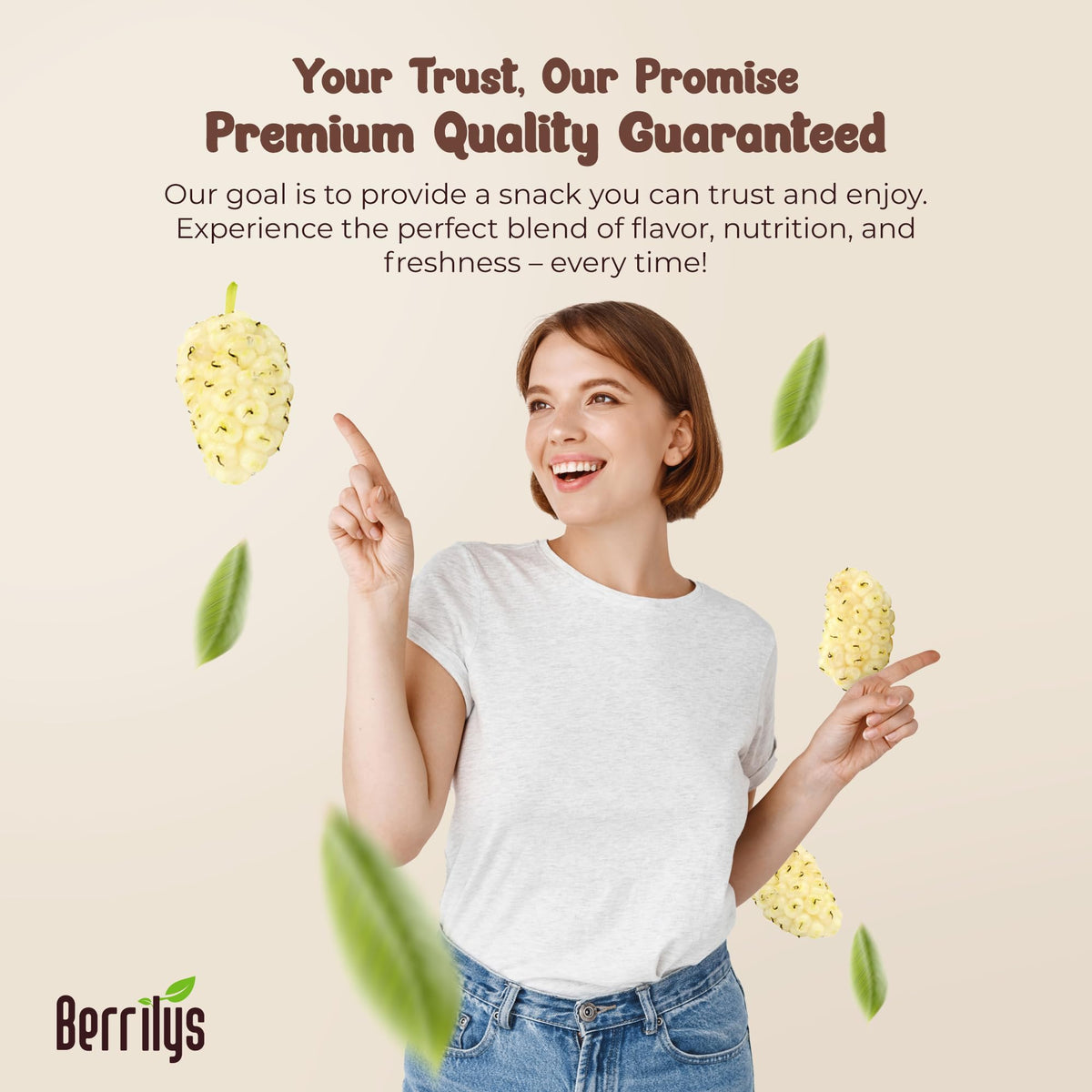 Organic Dried White Mulberries 2 Pack 10oz C391