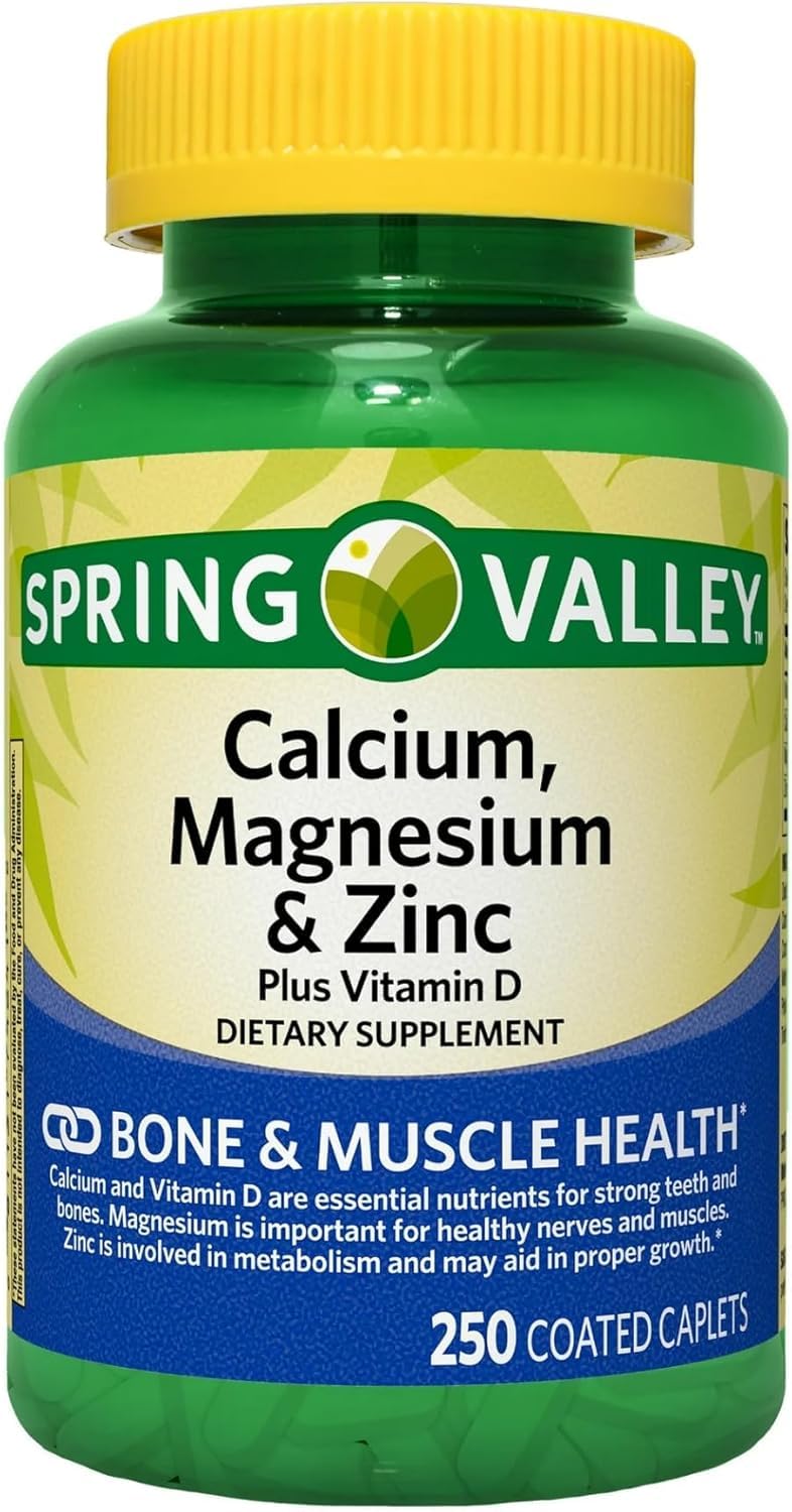 Calcium Magnesium Zinc with Vitamin D3 250 Caplets T78503
