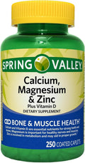 Calcium Magnesium Zinc with Vitamin D3 250 Caplets T78503